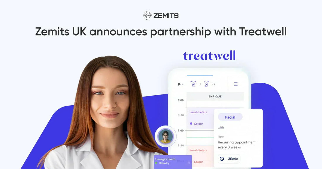 Zemits UK announces partnership with Treatwell for more benefits to our clients