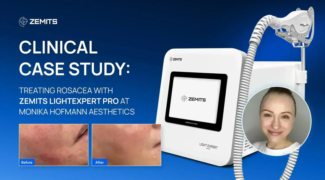 Clinical Case Study: Treating Rosacea with Zemits LightExpert Pro at Monika Hofmann Aesthetics