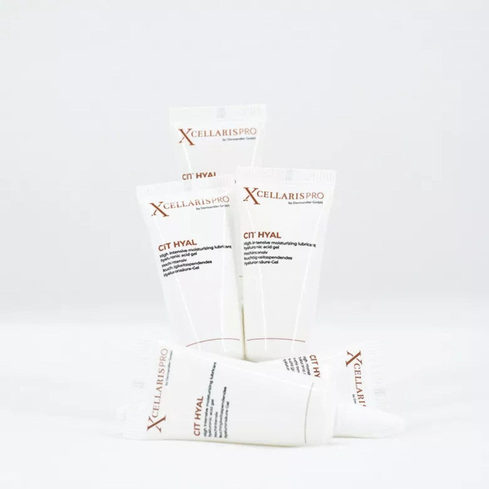XCellarisPro CIT HYAL — five active hyaluron serum tubes for skin needling