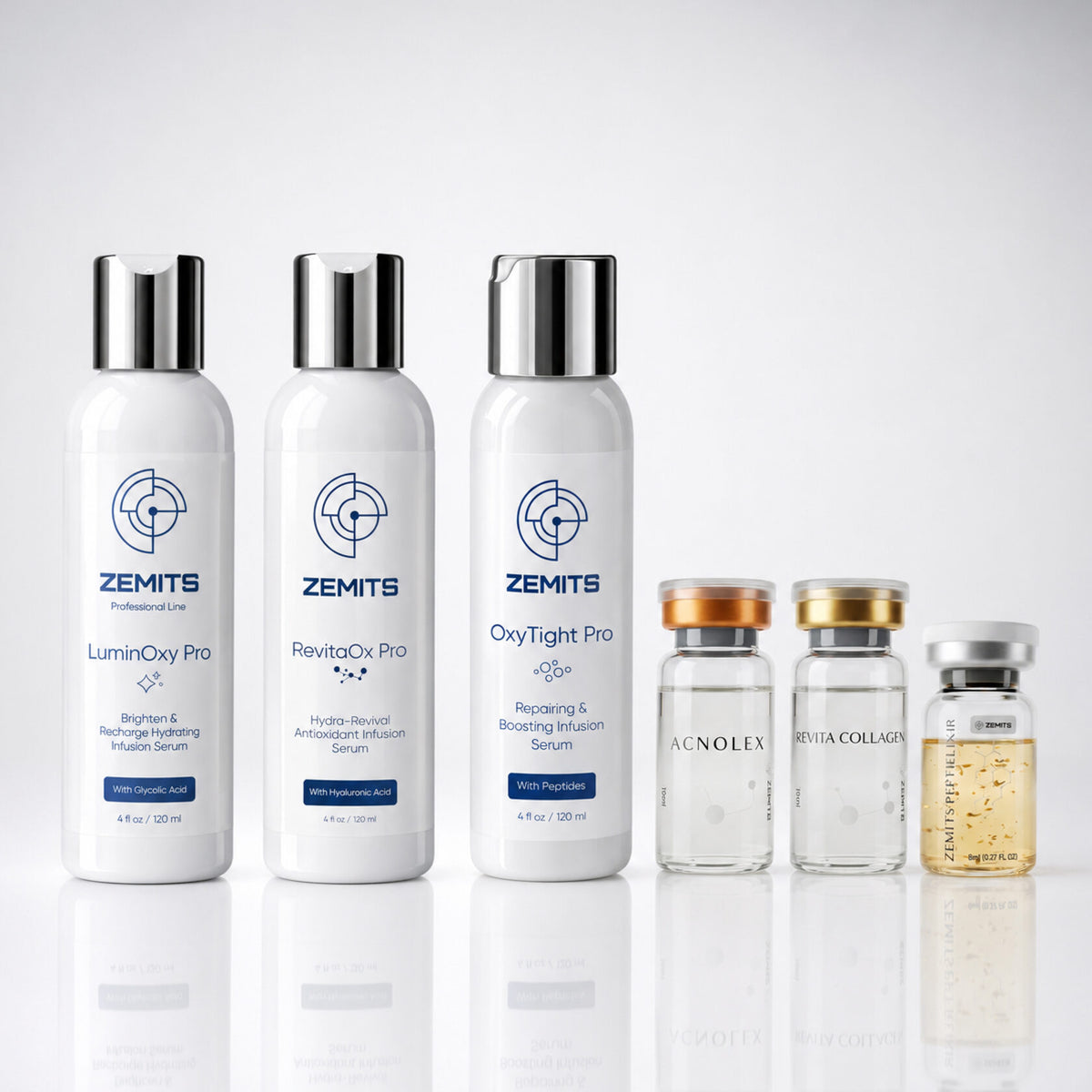 Zemits OxiVelour PRO Oxygen &amp; Meso Starter Serum Pack