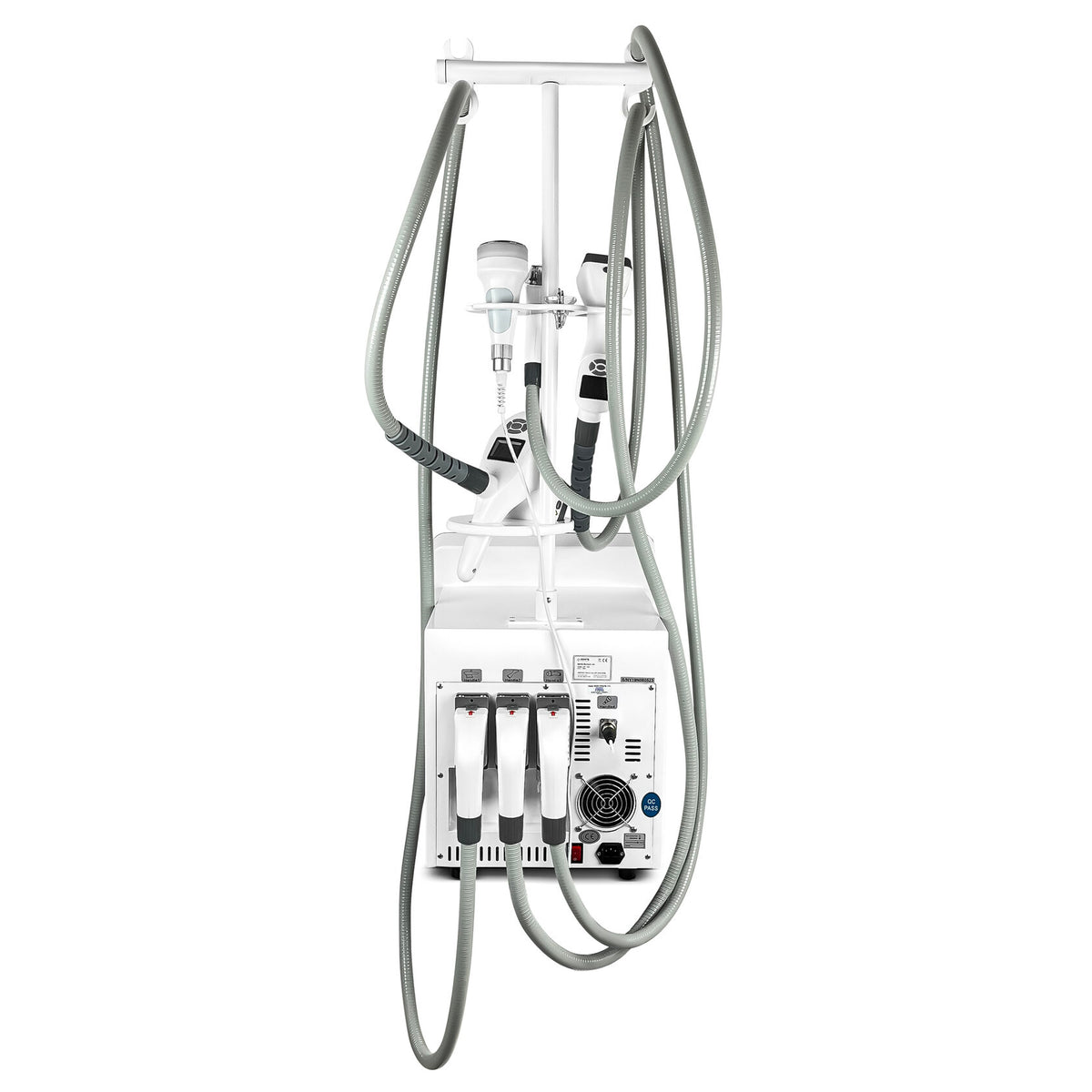 Zemits Bionexis Lite Pro — back panel and handpiece docking slots