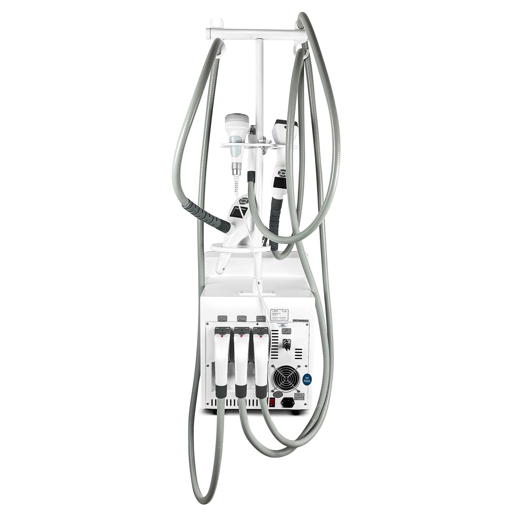 Zemits Bionexis Lite Pro — back panel and handpiece docking slots