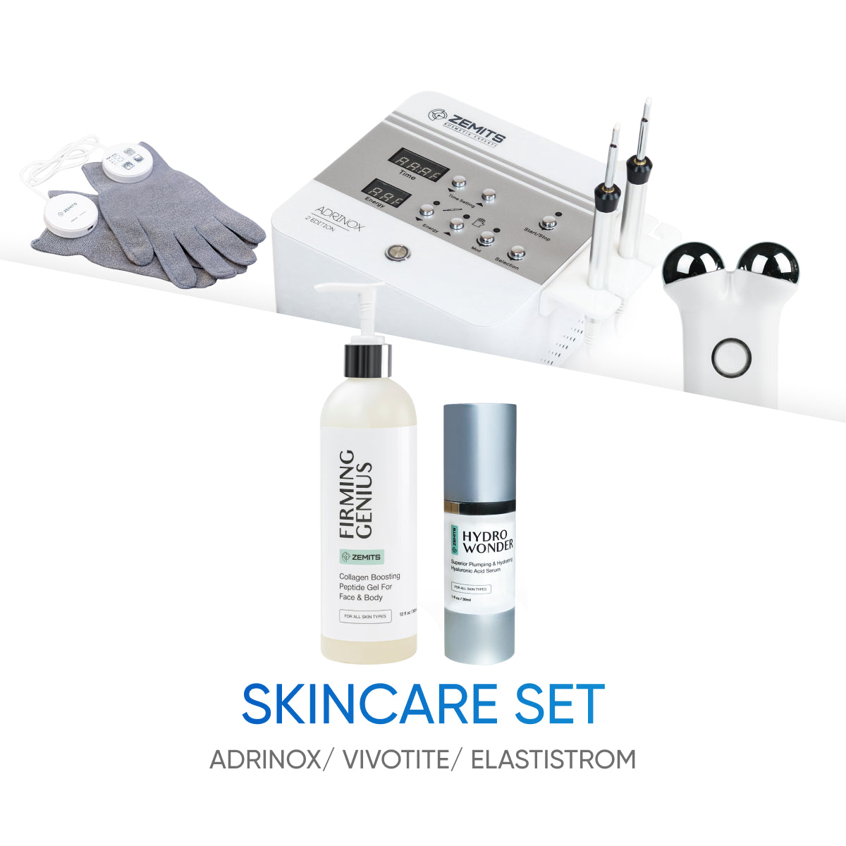 Skincare set Zemits Adrinox/VivoTite/ElastiStrom| Esthetic Spa Equipment for sale