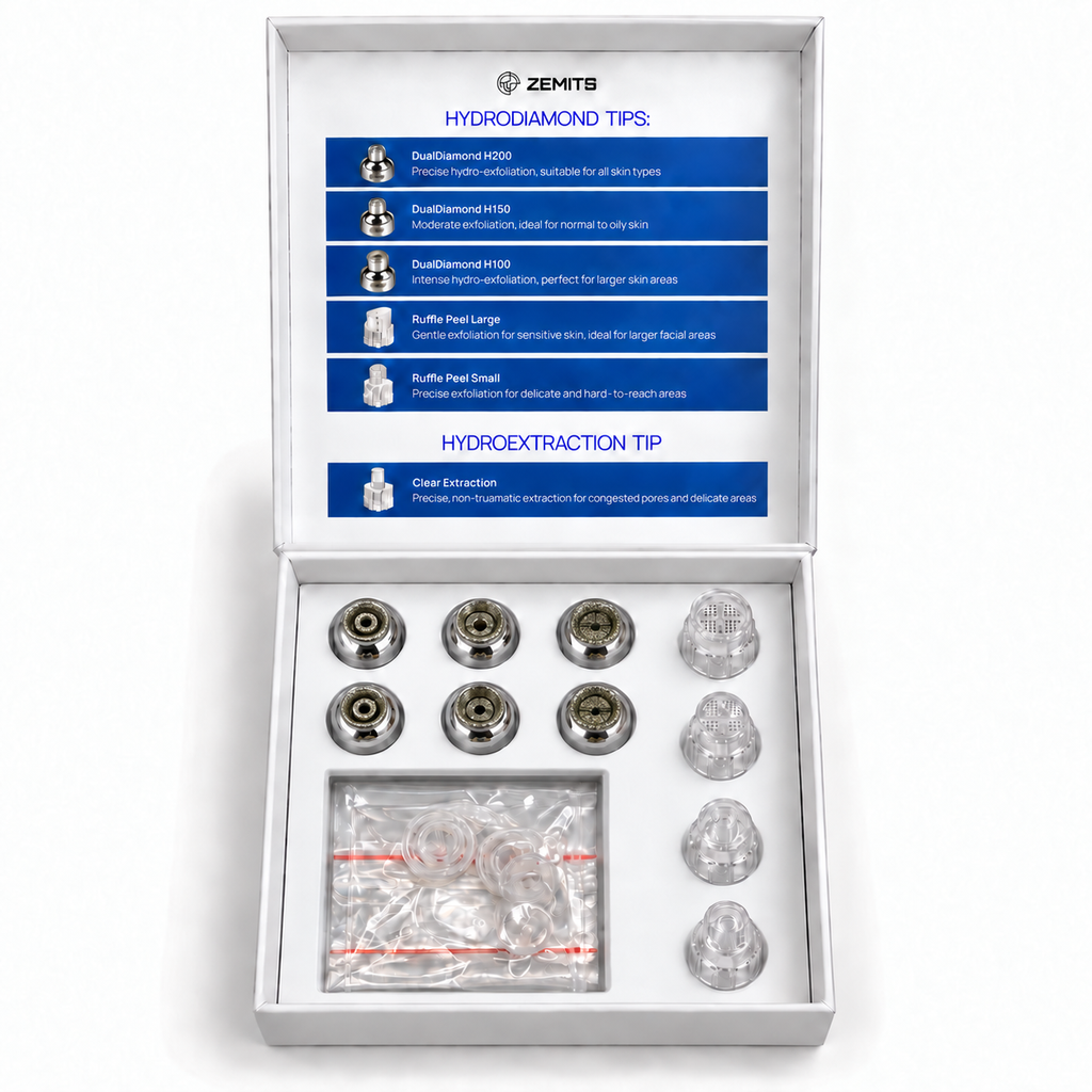 HydroDiamond Set of Tips for DermeLuxx Ultra