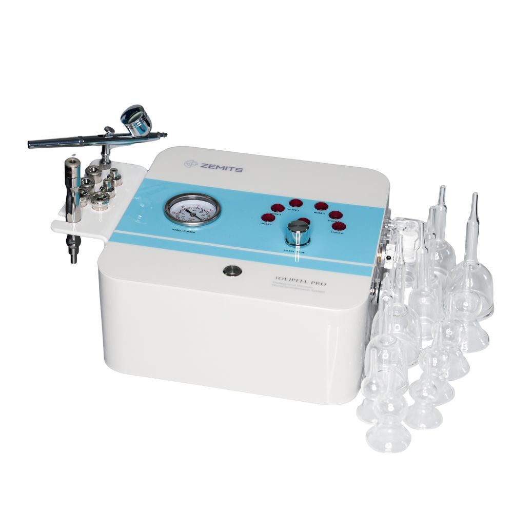 Zemits JoliPeel Pro — complete system with handpieces and glass cups