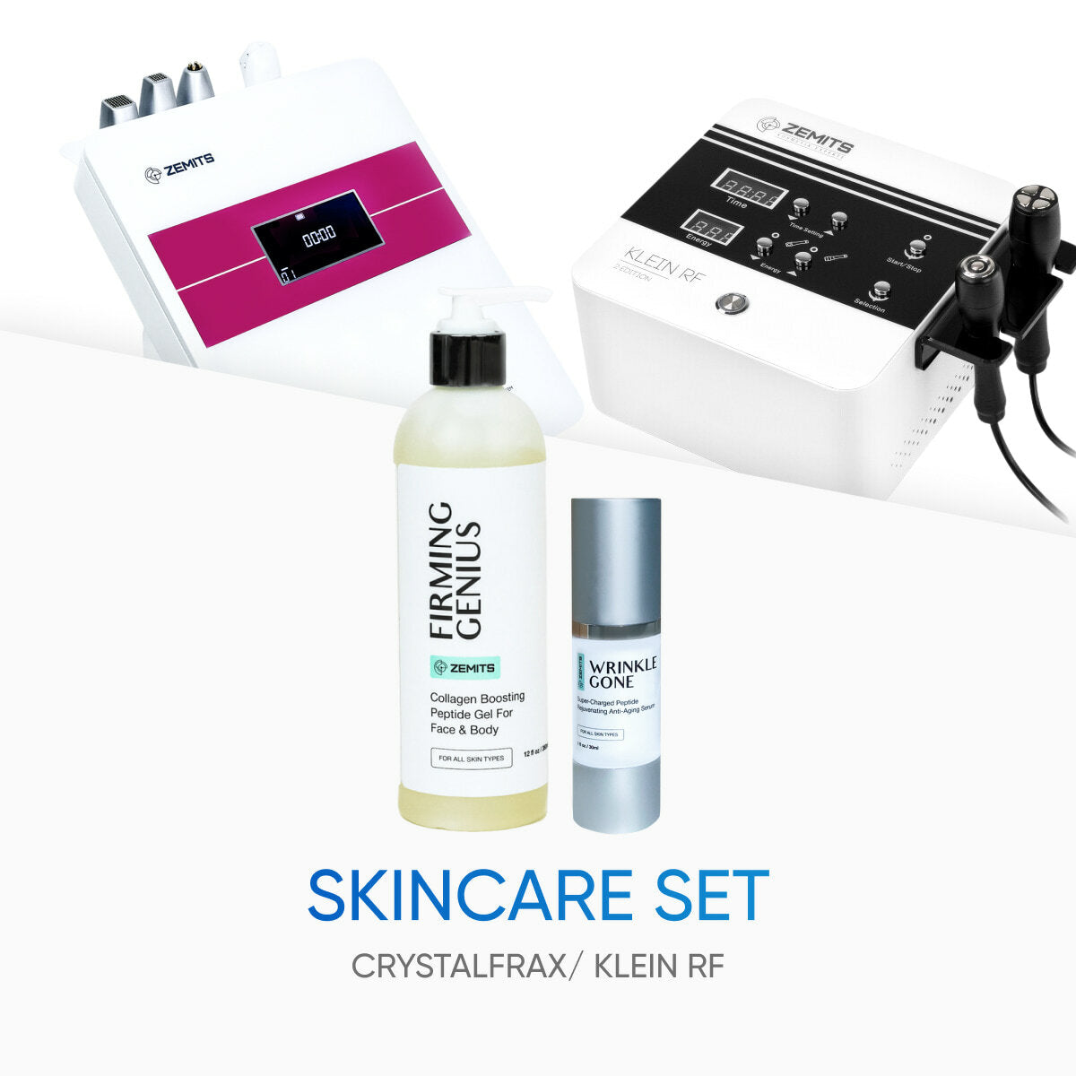 Skincare set Zemits CrystalFrax/Klein RF| Esthetic Spa Equipment for sale