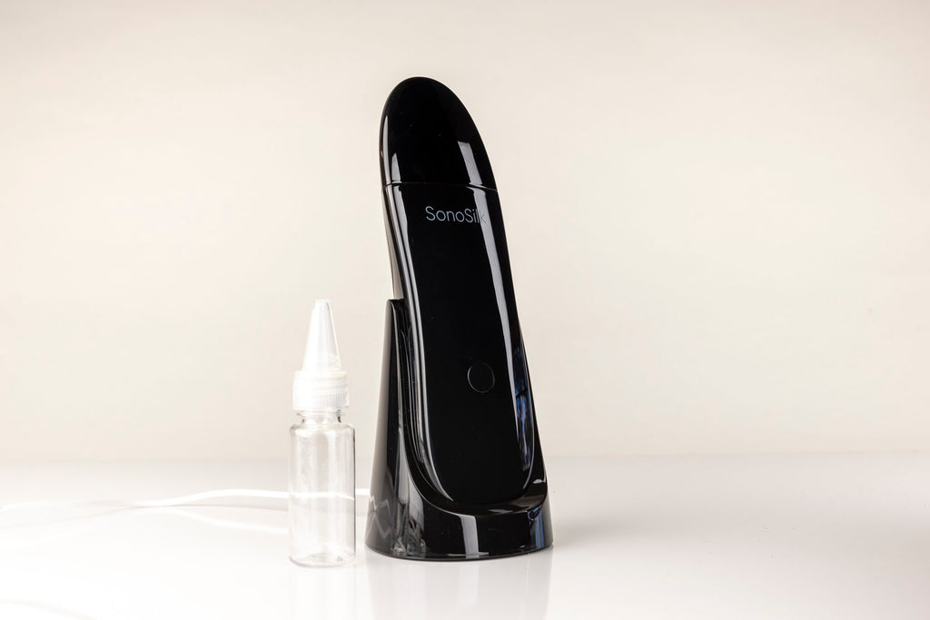 Zemits SonoSilk | 3-in-1 Ultrasonic Skin Scrubber with Blue LED — product photo