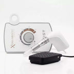 XCellarisPRO Twist — microneedling system with control panel and foot pedal