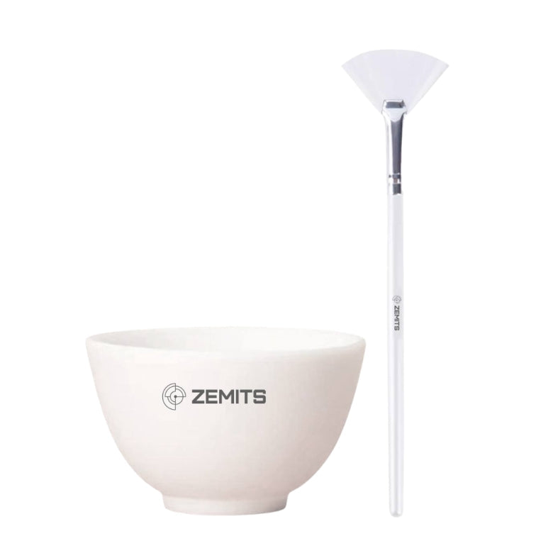 Zemits Professional Cosmetic Bowl & Brush Set