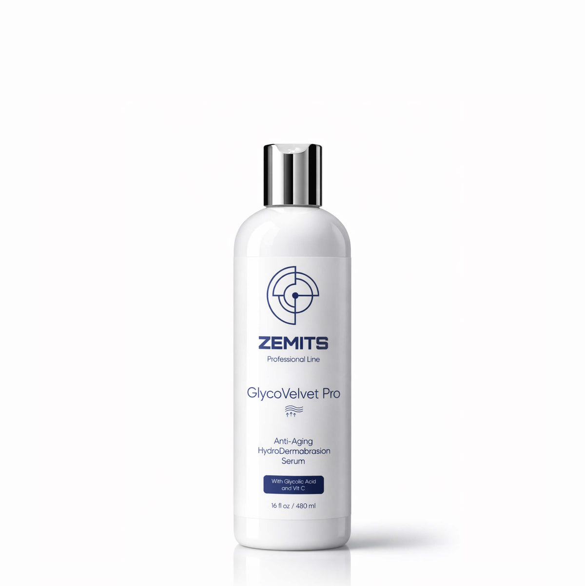 Zemits GlycoVelvet Pro serum bottle — 16 fl oz
