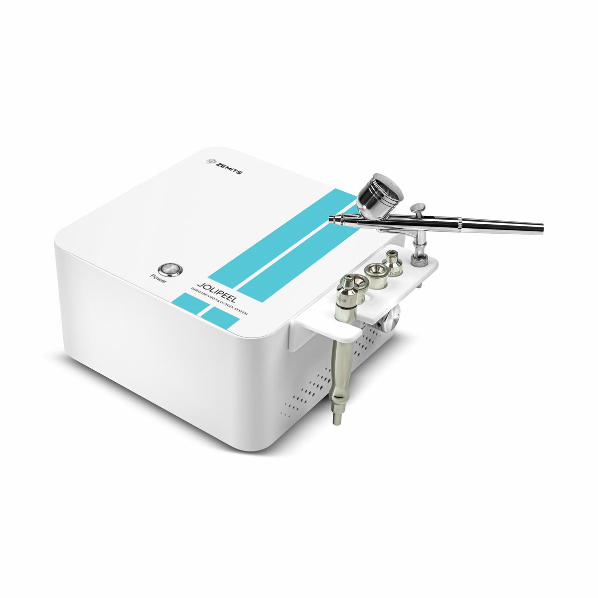 Zemits JoliPeel — front view with handpieces